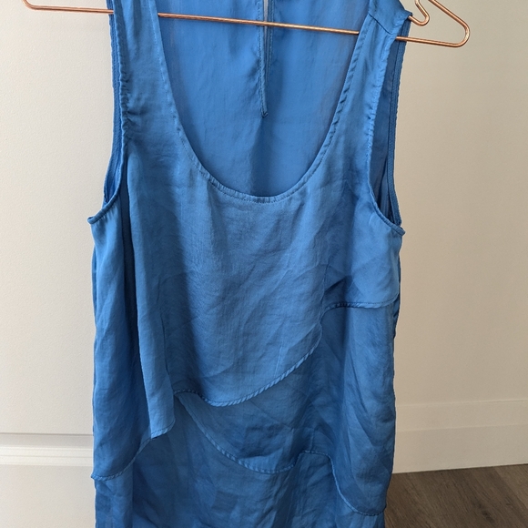 Blue Flowy Top - Picture 2 of 4